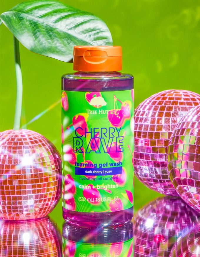 cherry rave foaming gel wash